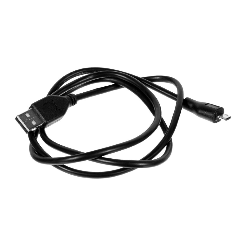 Кабель USB-microUSB Oxion «Стандарт» 1 м, ПВХ/медь, цвет чёрный от компании ИП Фомичев - фото 1
