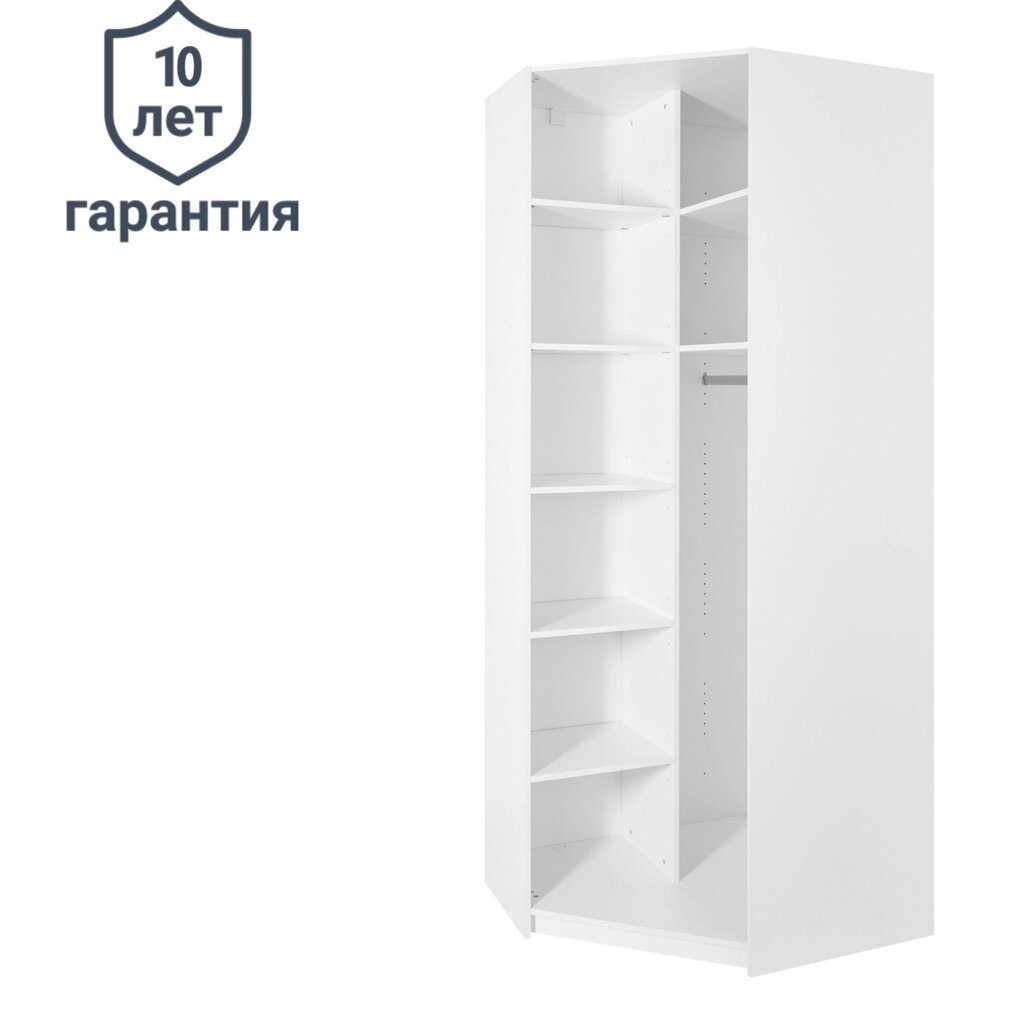 Каркас шкафа Лион 98.2x85.2x232.2 см ЛДСП цвет белый от компании ИП Фомичев - фото 1