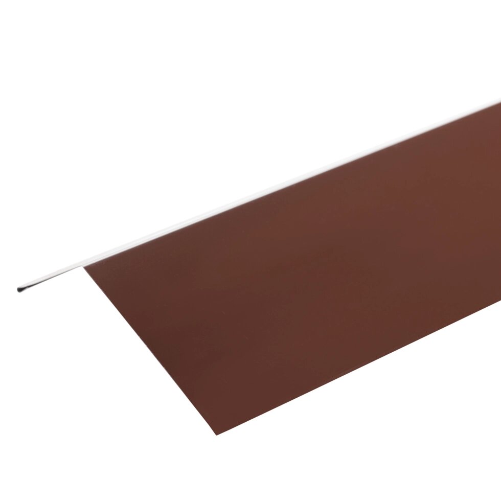 Карнизная планка 2 м RAL 8017 коричневый от компании ИП Фомичев - фото 1
