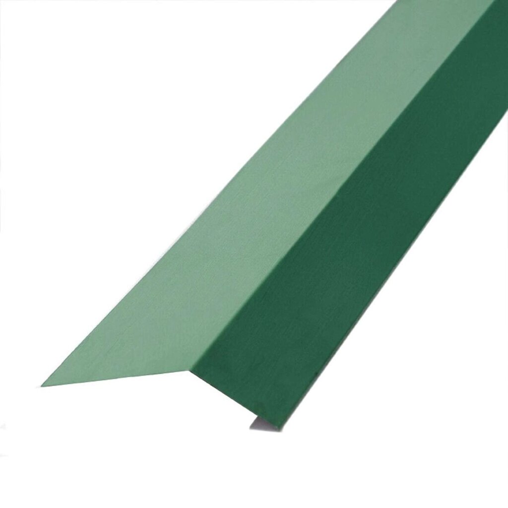 Карнизная планка (капельник) 0,45мм 100х69х2000 цв. зеленый от компании ИП Фомичев - фото 1