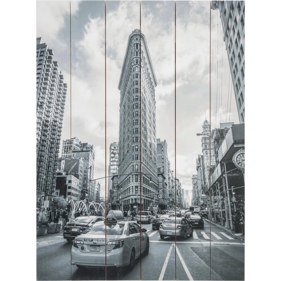 Картина на досках Манхэттен 60x80 см от компании ИП Фомичев - фото 1