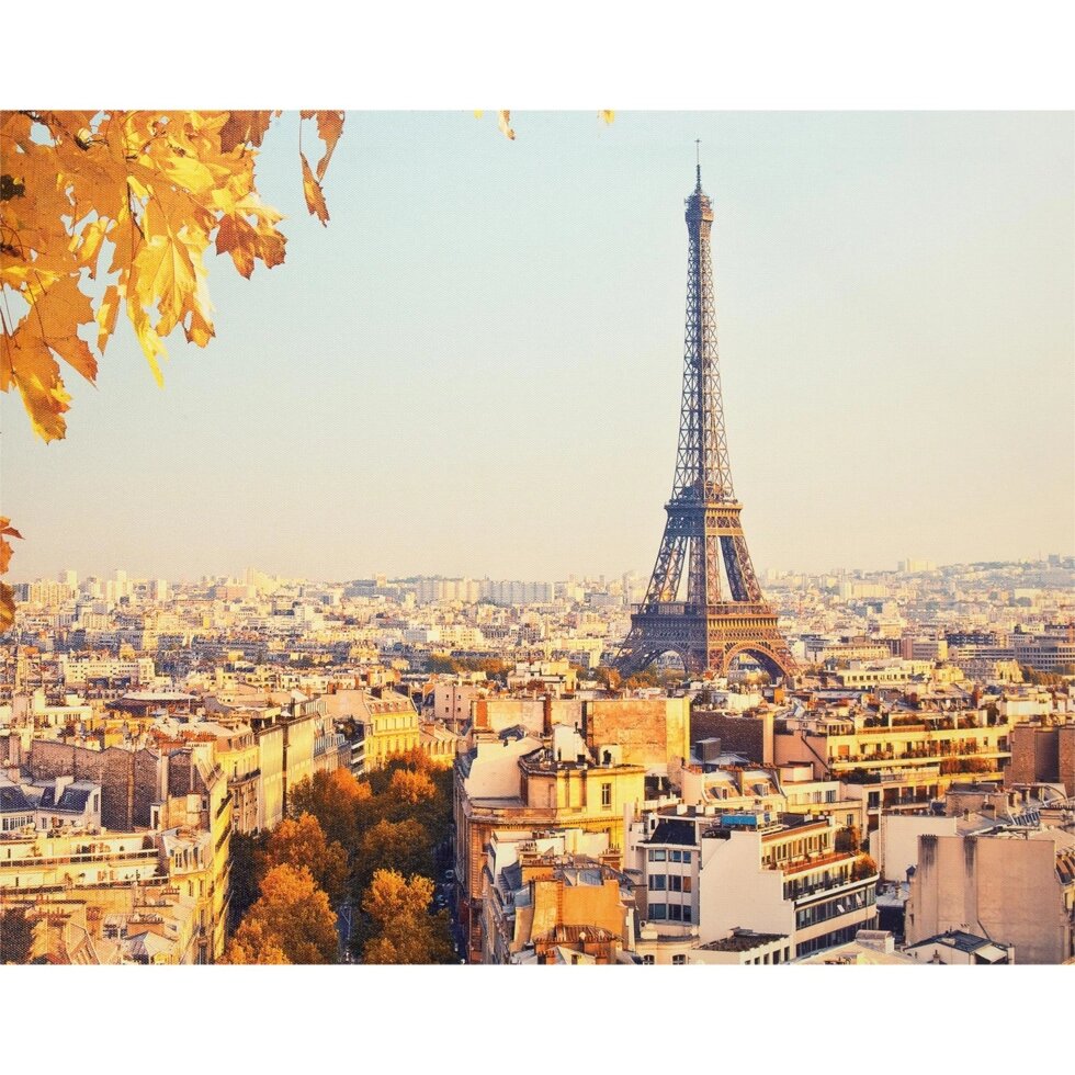 Картина на холсте «Осень в Париже» 40х50 см от компании ИП Фомичев - фото 1