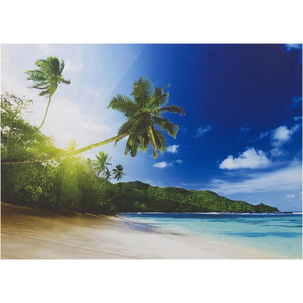 Картина на холсте «Пальмы на пляже» 50х70 см от компании ИП Фомичев - фото 1