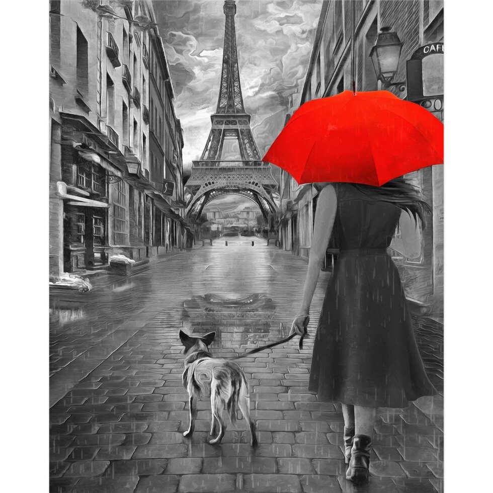 Картина на холсте Постер-лайн Париж 40x50 см от компании ИП Фомичев - фото 1
