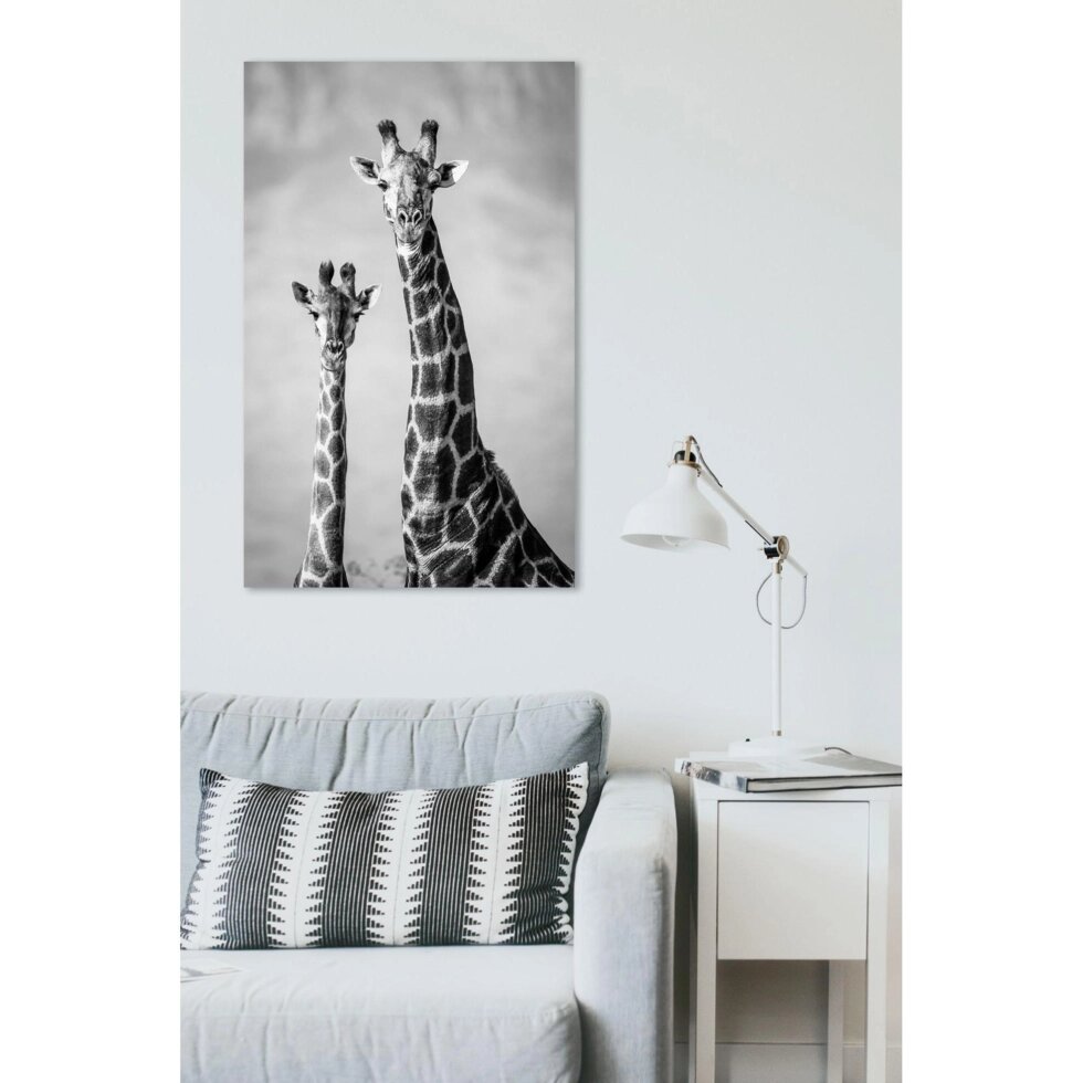 Картина на холсте Жираф 70x110 см от компании ИП Фомичев - фото 1
