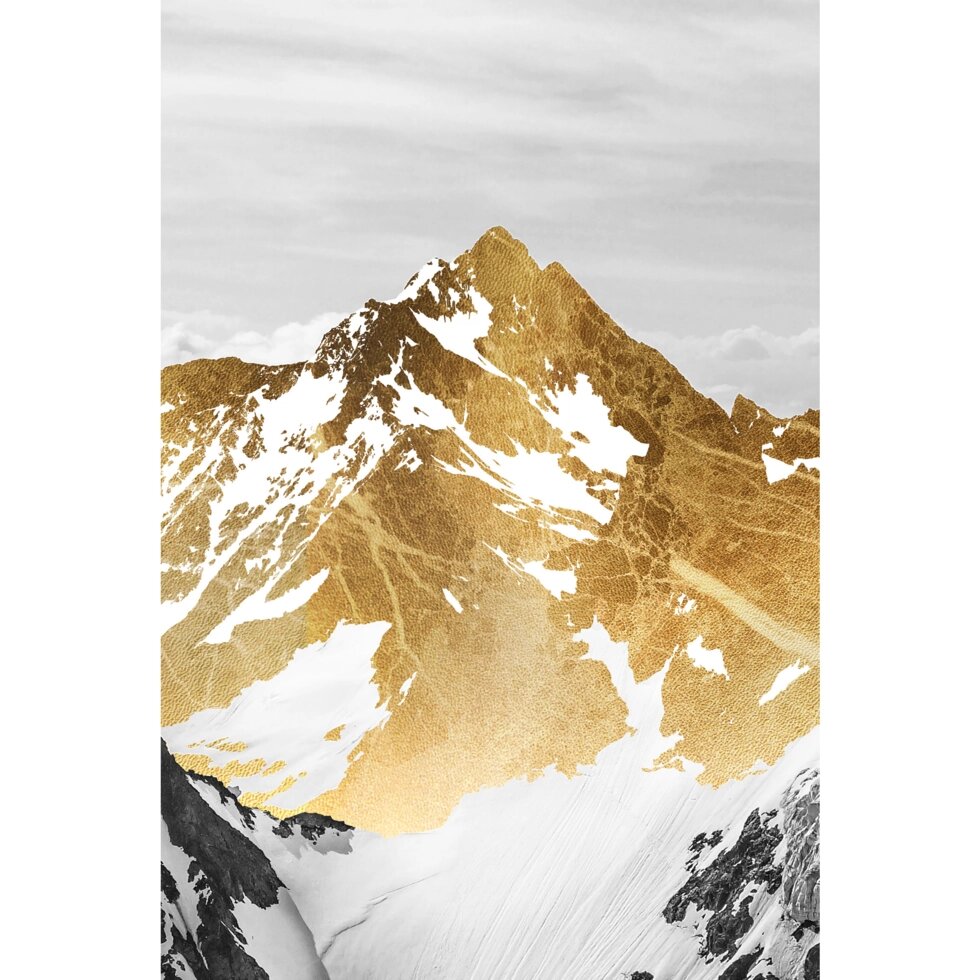 Картина на стекле «Золотая гора 2» 40x60 см от компании ИП Фомичев - фото 1
