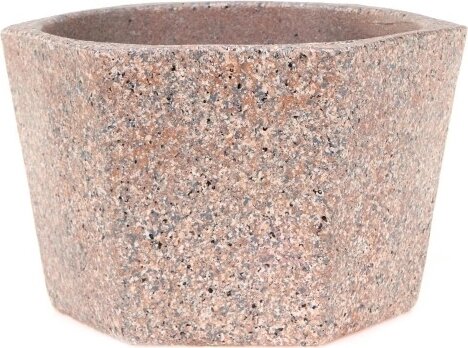 Кашпо цветочное «Лунный камень» №2, o12 см, 0.85 л, глина, цвет бежевый от компании ИП Фомичев - фото 1