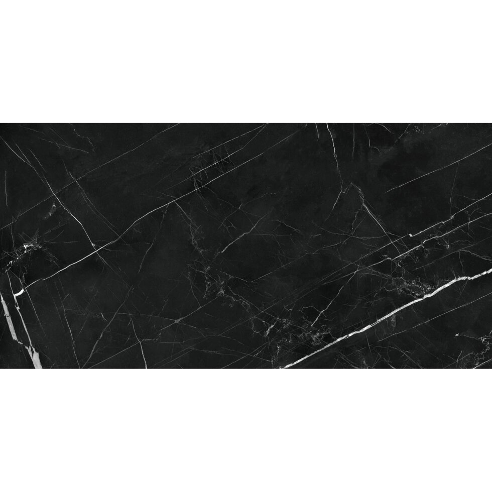 Керамогранит Cersanit Pulse глазурованный ректифицированный 44.8x89.8 см 1.206 м? цвет черный от компании ИП Фомичев - фото 1