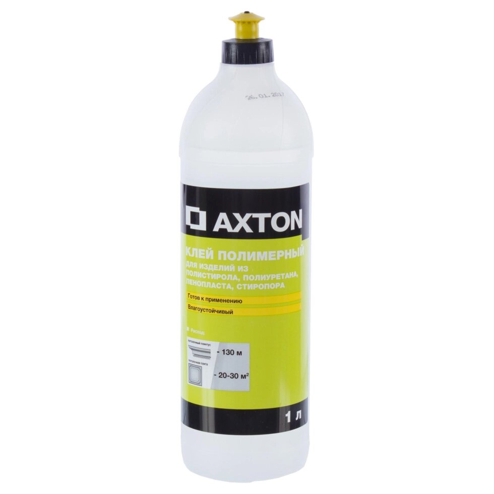 Клей Axton для потолочных изделий полимерный 1 л от компании ИП Фомичев - фото 1