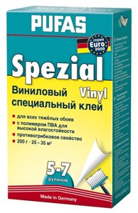 Клей PUFAS EURO 3000 Специальный виниловый 20x200гр