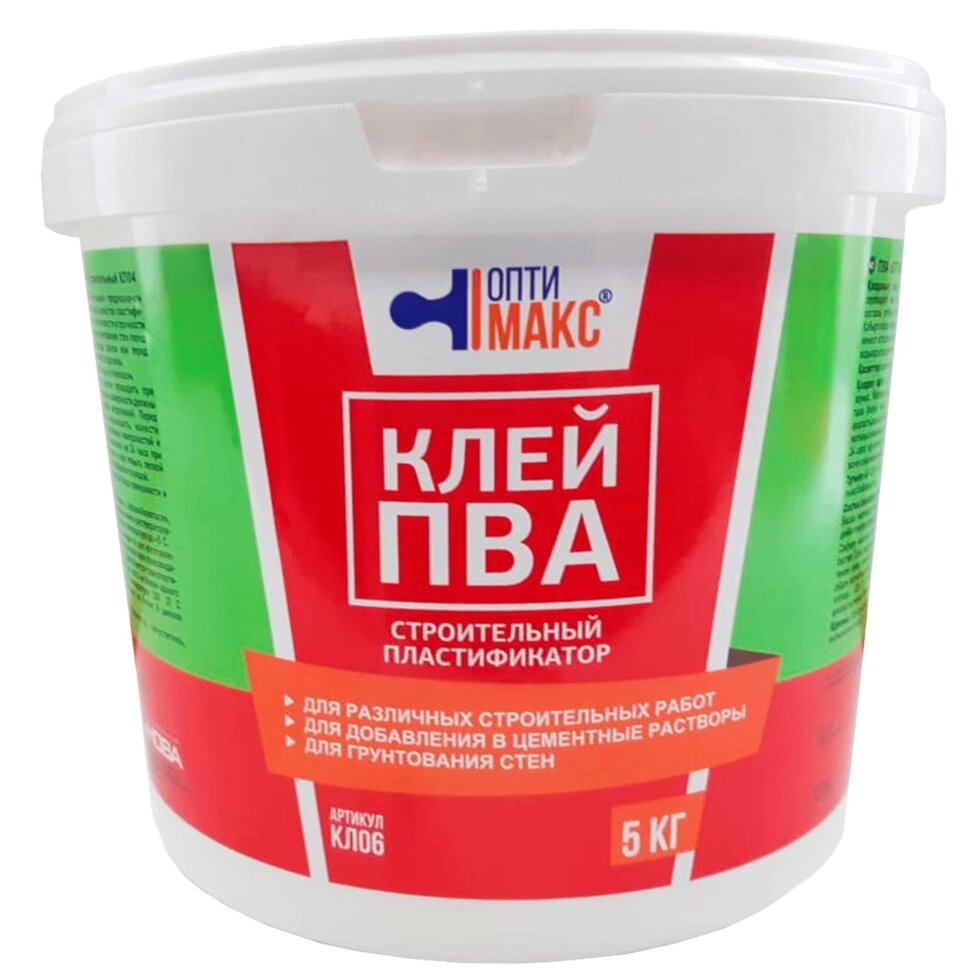 Клей ПВА для пластификации растворов 5 кг от компании ИП Фомичев - фото 1