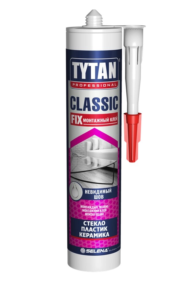 Клей TYTAN монтажный CLASSIC FIX (310мл) бесцветный от компании ИП Фомичев - фото 1