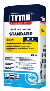 Клей TYTAN плиточный standard TS51 (25кг)