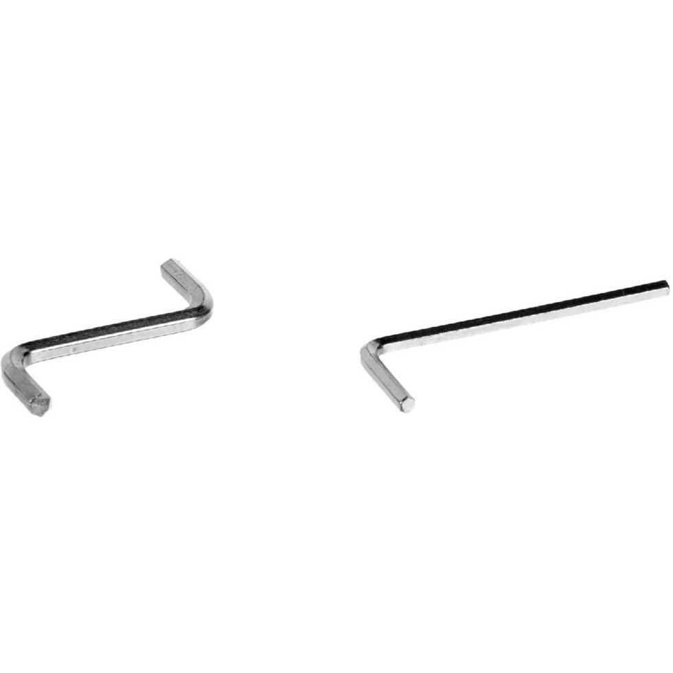 Ключи для мебельной стяжки SW3 и SW4, 4х59 мм, металл, цвет хром, 4 шт. от компании ИП Фомичев - фото 1