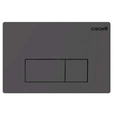 Кнопка для инсталляции Creavit Arc GP8002.04 пластиковая цвет антрацит матовый от компании ИП Фомичев - фото 1