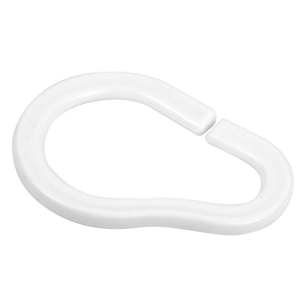 Кольца для занавесок VERRAN пластик белый 10 шт 682-10 от компании ИП Фомичев - фото 1