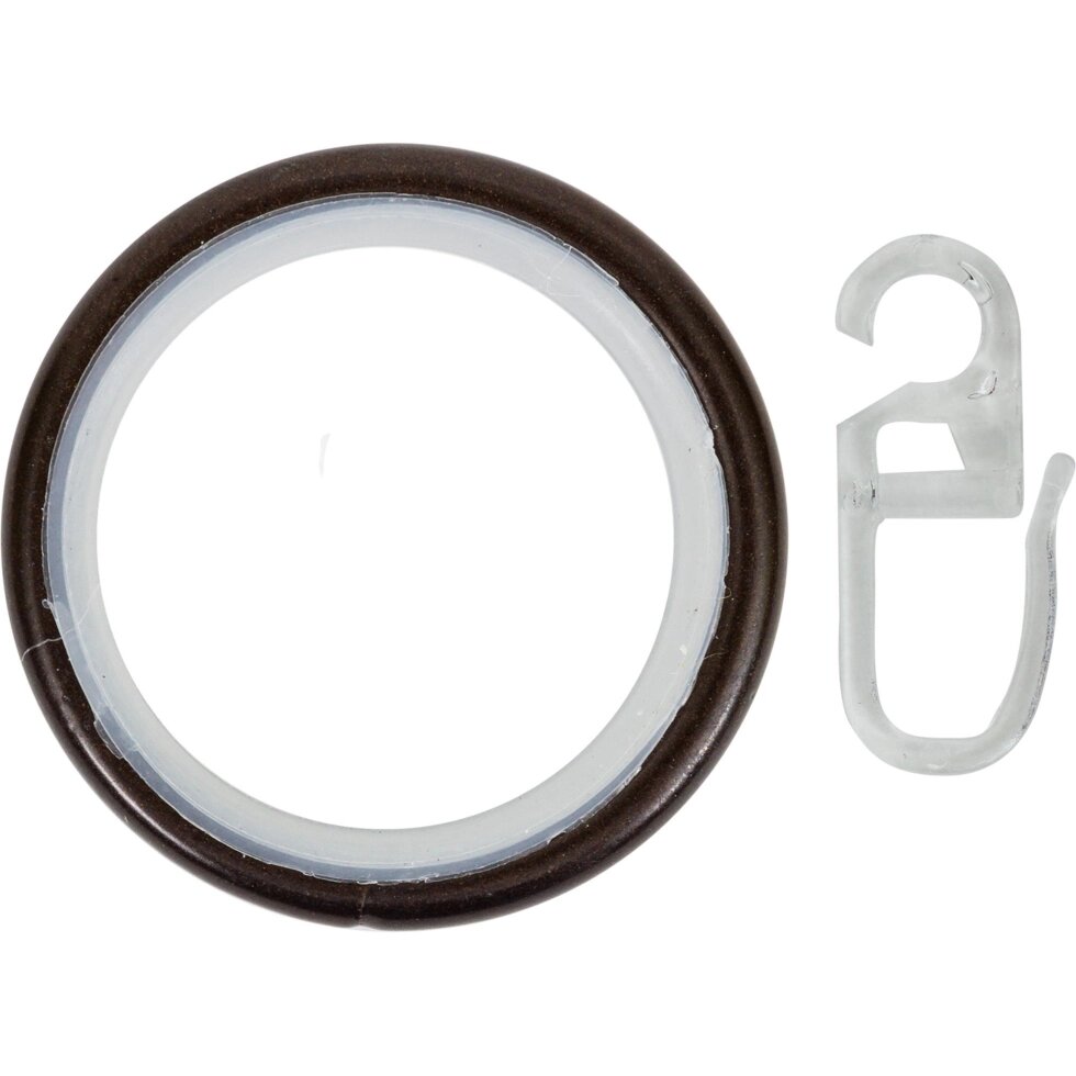 Кольцо, металл, цвет венге, 2 см, 10 шт. от компании ИП Фомичев - фото 1