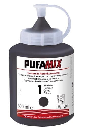 Колер PUFAS для тонирования pufamix № 1 черный 200мл от компании ИП Фомичев - фото 1