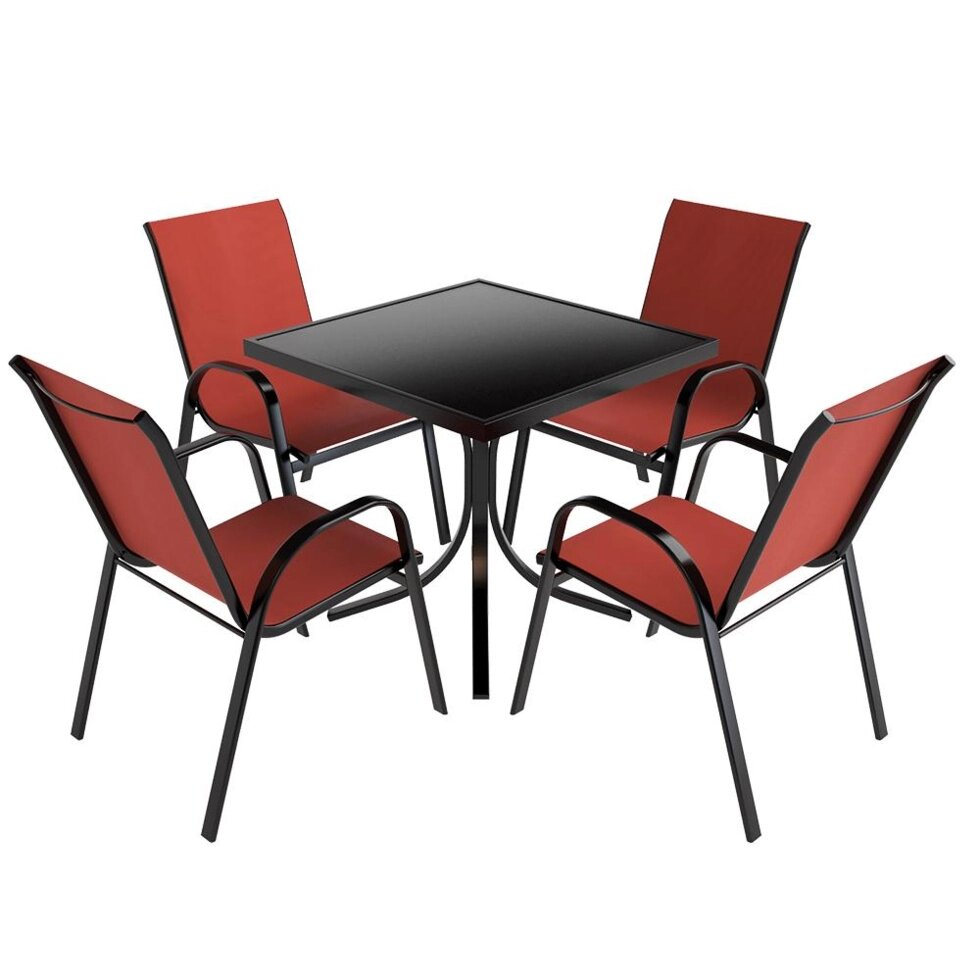 Комплект Лидер 1 стол и 4 стула от компании ИП Фомичев - фото 1