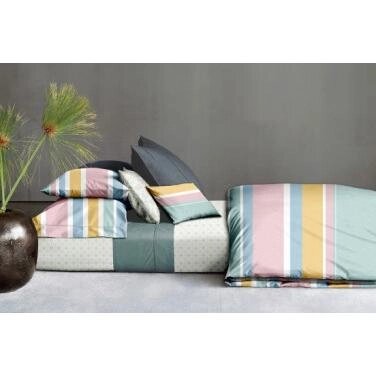 Комплект постельного белья Дольче двуспальный сатин разноцветный от компании ИП Фомичев - фото 1