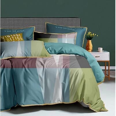 Комплект постельного белья Стакатто двуспальный сатин разноцветный от компании ИП Фомичев - фото 1