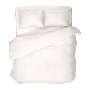 Комплект постельного белья "Волшебная Ночь" Warm white 1,5 сп нав 70х70х2шт поплин