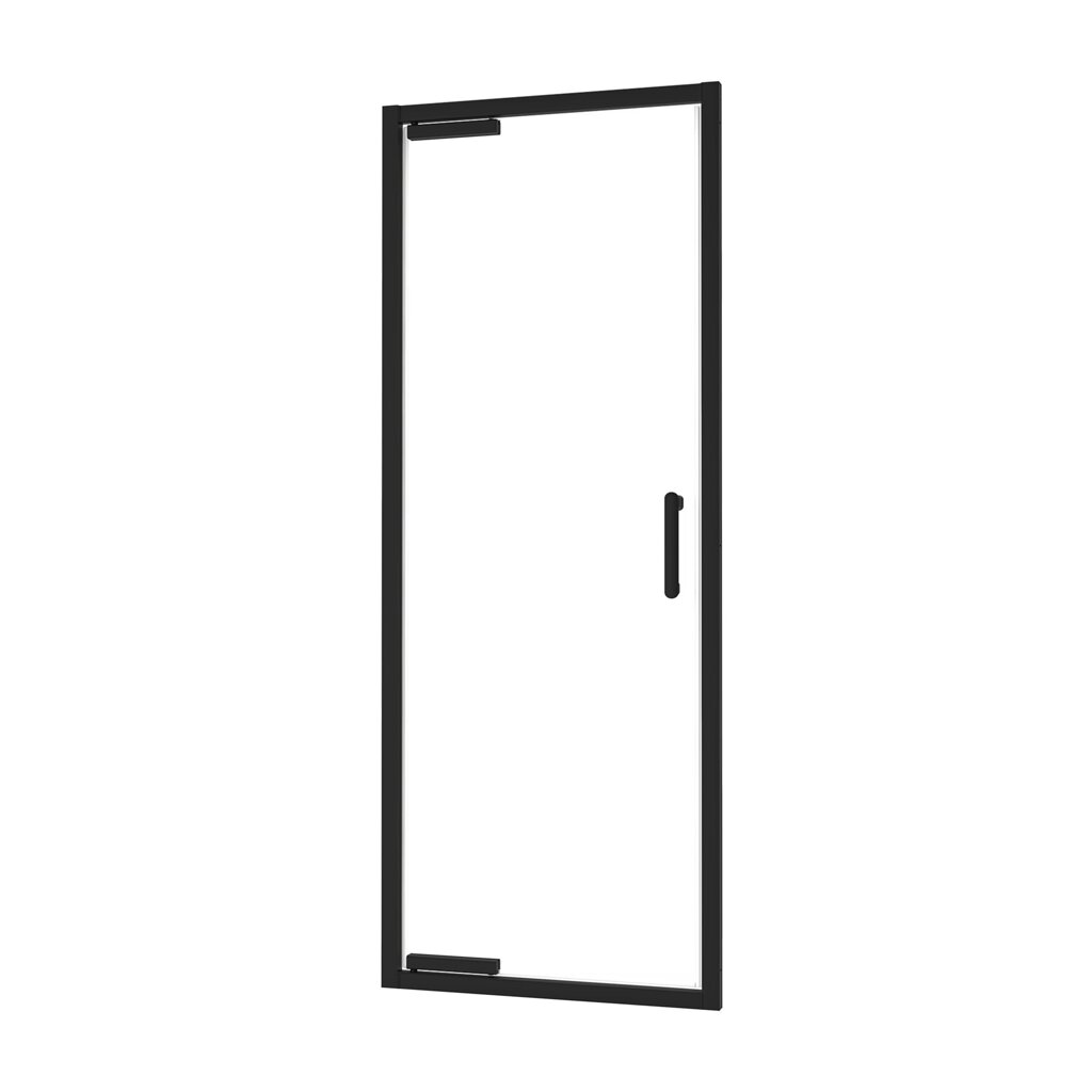 Комплект профилей и фурнитуры для распашной душевой двери Sensea Easy 100 см цвет черный от компании ИП Фомичев - фото 1