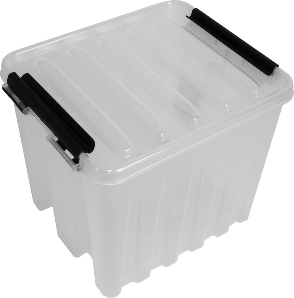 Контейнер Rox Box 21х17x18 см, 4.5 л, пластик цвет прозрачный  с крышкой от компании ИП Фомичев - фото 1