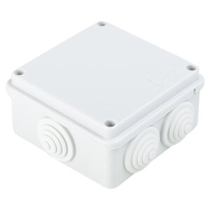 Коробка распределительная Экопласт100х100х55 мм цвет серый, IP55
