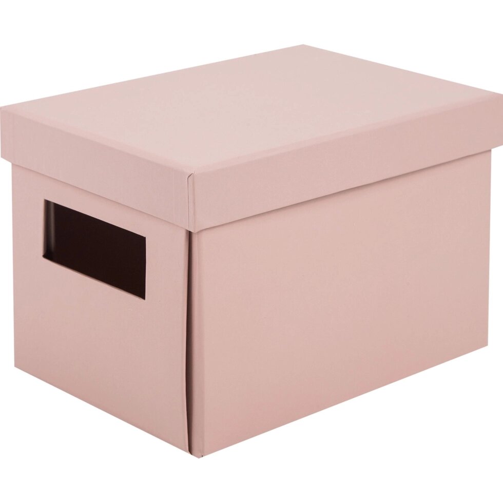 Коробка складная 20х12х13 см картон цвет розовый от компании ИП Фомичев - фото 1