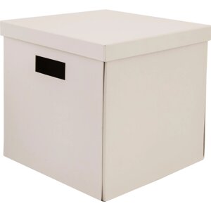 Коробка складная 31х31х30 см картон цвет бежевый
