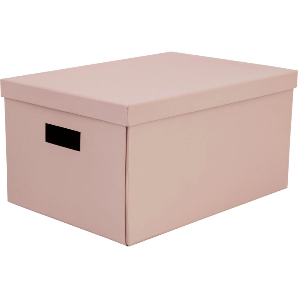 Коробка складная 40х28х20 см картон цвет розовый от компании ИП Фомичев - фото 1