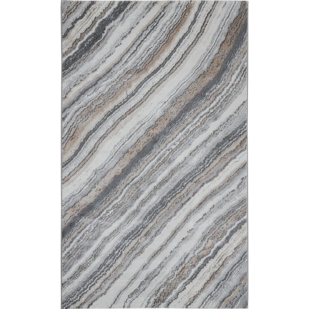 Ковер полиэстер Granada 33368 80x150 см цвет серый от компании ИП Фомичев - фото 1