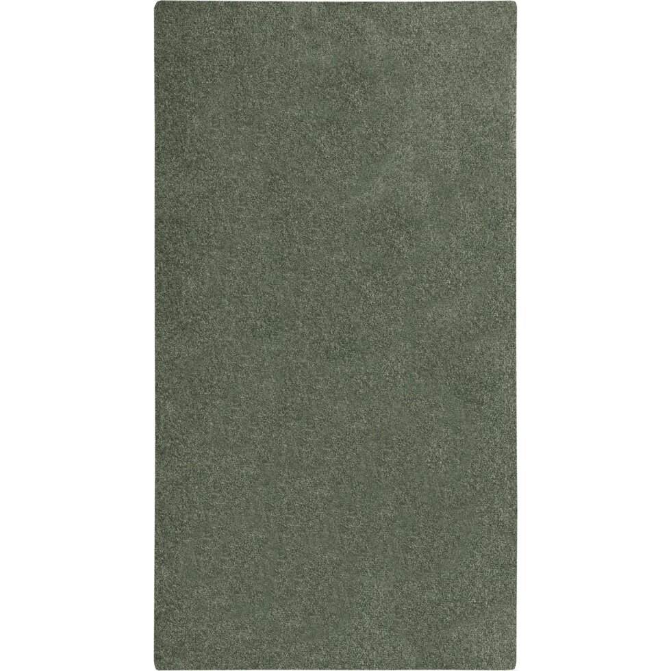 Ковер полиэстер Tony Inspire 80x150 см цвет зеленый от компании ИП Фомичев - фото 1