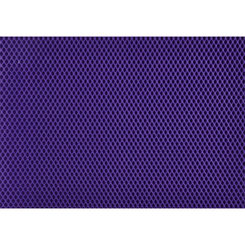 Коврик 48x68 см ЭВА ромбы цвет фиолетовый от компании ИП Фомичев - фото 1