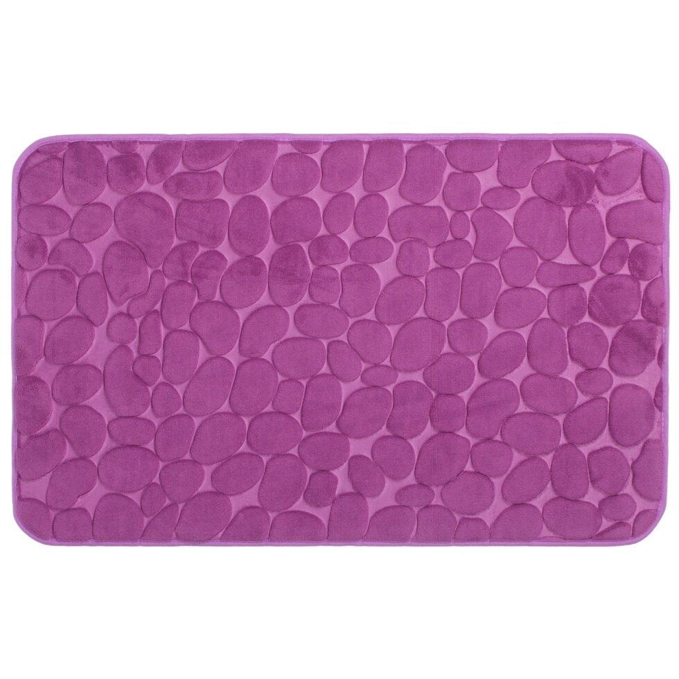 Коврик для ванной Grampus 80х50 см цвет фиолетовый от компании ИП Фомичев - фото 1