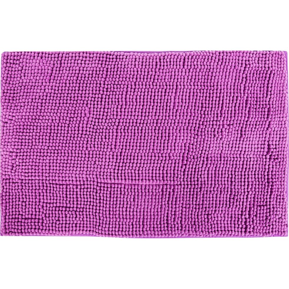 Коврик для ванной комнаты Merci 45х70 см цвет светло-фиолетовый от компании ИП Фомичев - фото 1