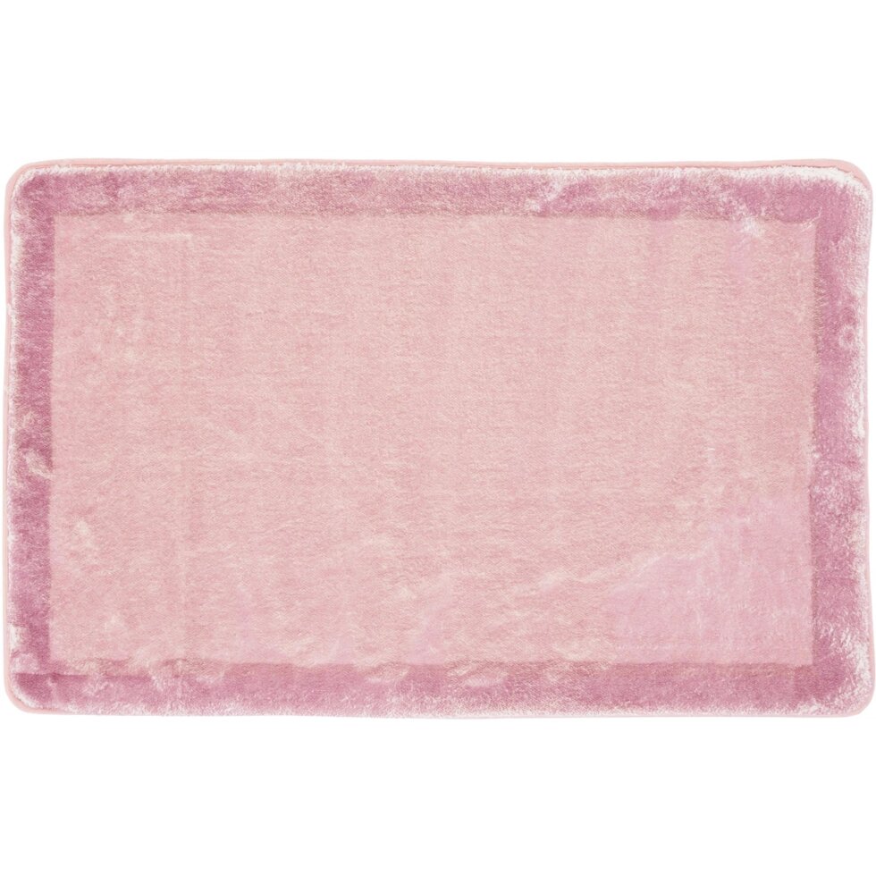 Коврик для ванной комнаты Vidage Кашемир №5 50х80 см цвет розовый от компании ИП Фомичев - фото 1