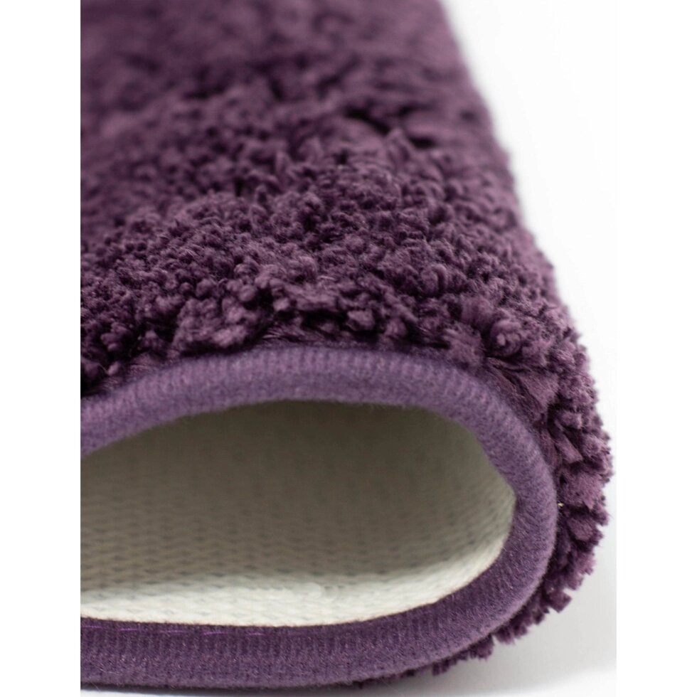Коврик для ванной «Лана» 70х120 см цвет фиолетовый от компании ИП Фомичев - фото 1