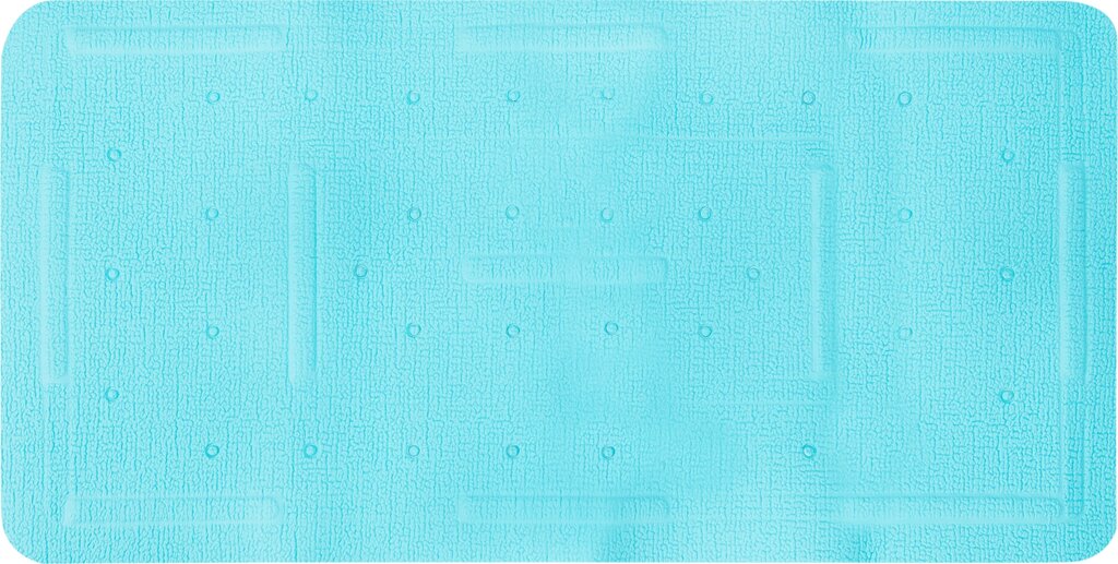 Коврик для ванны 36х71 см цвет голубой от компании ИП Фомичев - фото 1