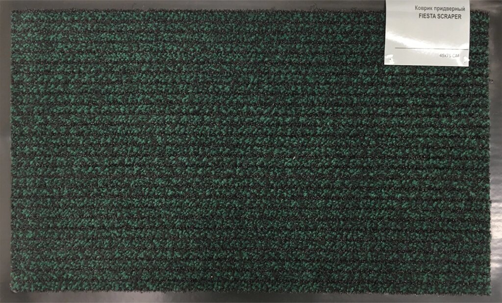 Коврик Fiesta 45x75 см, полипропилен, цвет зелёный от компании ИП Фомичев - фото 1