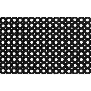 Коврик Flavio 40x60 см, резина, цвет чёрный