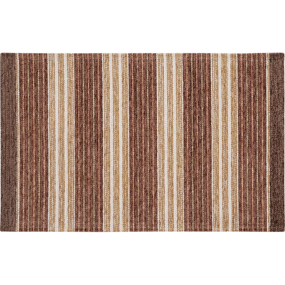 Коврик «Сабрина 184», 55x85 см, шенилл, цвет коричневый от компании ИП Фомичев - фото 1