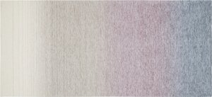 Коврик «Сабрина» 257, 160х75 см, латекс/шенилл, цвет серебристый/розовый