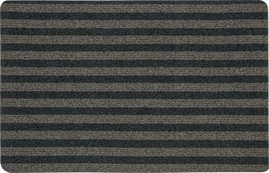 Коврик «Zebra» 66, 65x100 см, полипропилен, цвет чёрный/коричневый