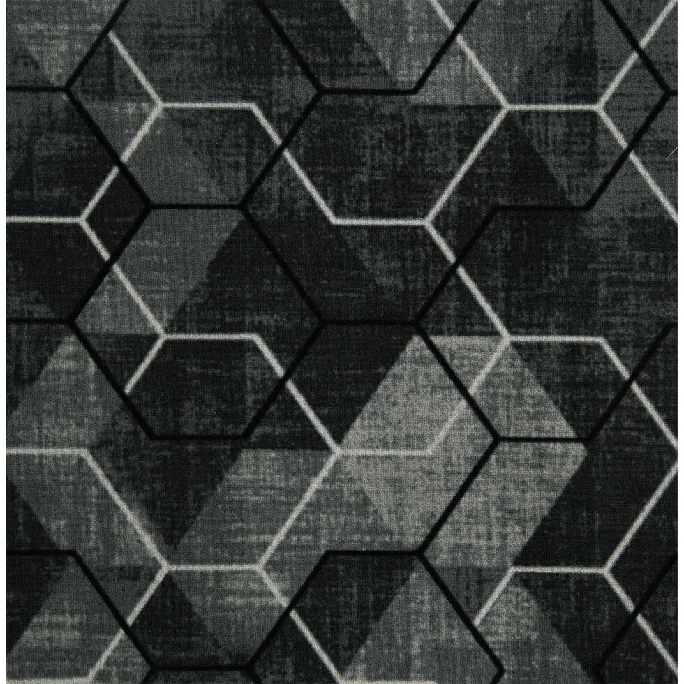 Ковровое покрытие полиамид Milan принт темно-серый, 2.5 м от компании ИП Фомичев - фото 1