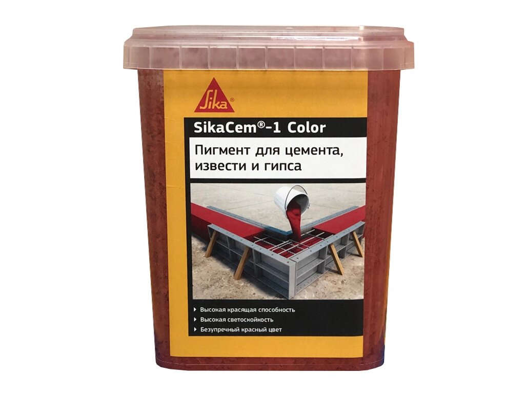 Краситель SikaCem-1 Color красный 1 кг от компании ИП Фомичев - фото 1
