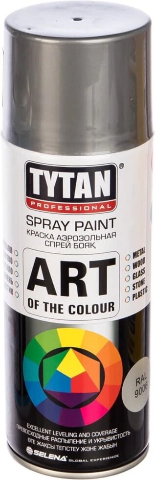 Краска аэрозольная Tytan Professional, серая, 400 мл от компании ИП Фомичев - фото 1
