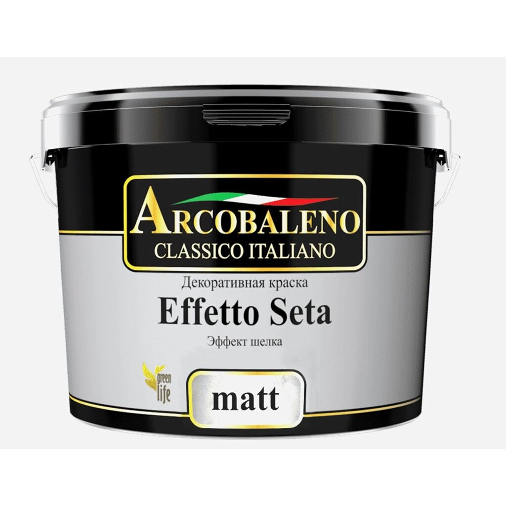 Краска декоративная "Arcobaleno Effetto Seta Matt " база: матовый шелк 1 кг от компании ИП Фомичев - фото 1