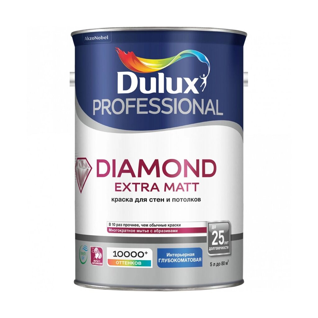 Краска Dulux Professional Diamond Extra Matt глуб/мат BW4,5л от компании ИП Фомичев - фото 1